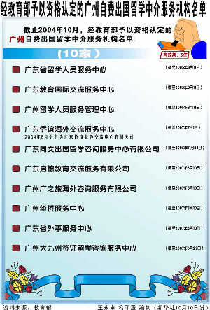教育部公布最新合格自费留学中介名单&middot;广州(图)_新闻中心_新浪网